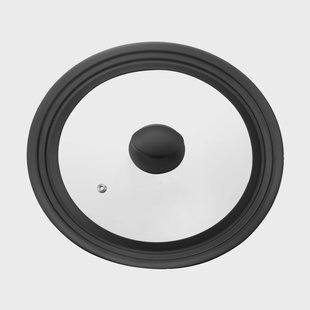 Dorre Una universeelslot 24/26/28 cm Glas-zwart siliconen