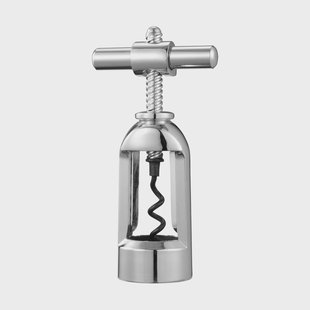 Dorre Kore kurkentrekker 13 cm Zilver