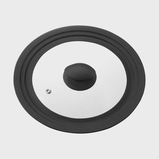 Dorre Una universeelslot 20/22/24 cm Glas-zwart siliconen