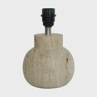 Watt & Veke Pella tafellampvoet Travertijn