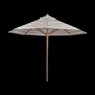 1898 Hisshult parasol Ø270 cm Beige stripe-teak