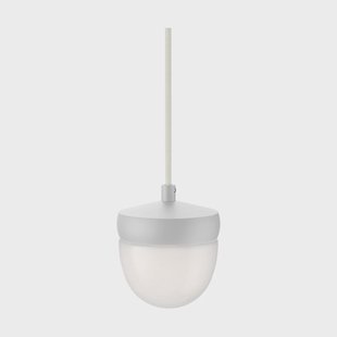 Noon Pan hanglamp frosted 10 cm Wit-wit Noon Pan hanglamp frosted 10 cm Wit-wit