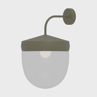 Noon Pan wandlamp helder 30 cm Olijfgrijs