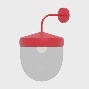 Noon Pan wandlamp helder 30 cm Rood