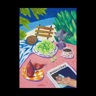 Paper Collective Modigliani in the Garden poster 50x70 cm