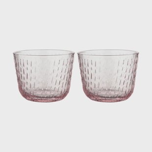 Marimekko Syksy drinkglas 2 dl 2-pack Mauve