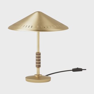 LYFA Governor 250 tafellamp Brass-walnut