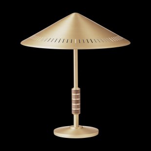 LYFA Governor 405 tafellamp Brass-walnut