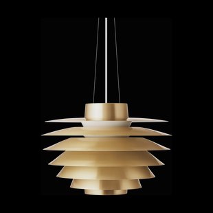 LYFA Verona 400 hanglamp Brass