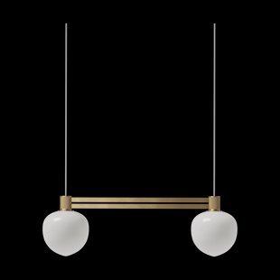LYFA Memoir II Side By Side 120 hanglamp Brass