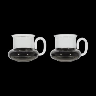 Tom Dixon Bump theekopjes 2-pack Black