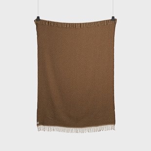 Røros Tweed Isak deken 150x210 cm Chestnut