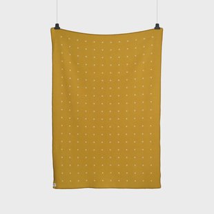 Røros Tweed Pastille deken 135x200 cm Sun yellow