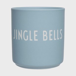 Design Letters Design Letters favoriete mok 25 cl Jingle bells-light blue