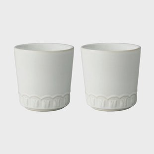 PotteryJo Tulipa beker 20 cl 2-pack White