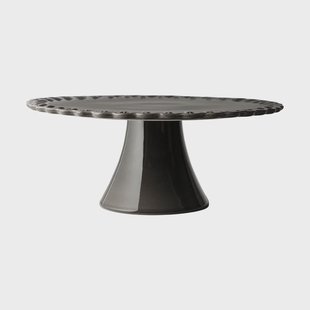 PotteryJo Tulipa taartbord Ø30 cm Almost black