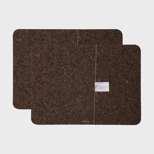 Formgatan Cork placemat 30x40 cm 2-pack Smoked