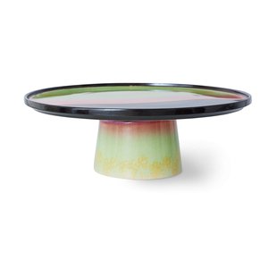 HKliving 70's plateau taartschaal M Licorice
