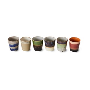 HKliving 70's mok 6-pack Grounding