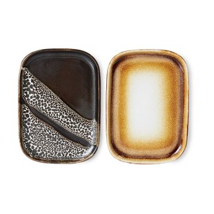 HKliving 70's dienblad klein 2-pack Mojave