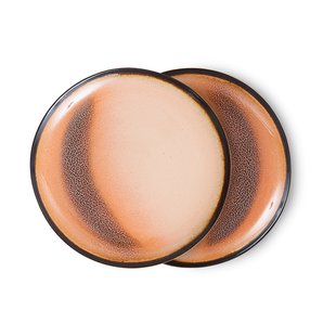 HKliving 70's bord Ø 17,5 cm 2-pack Horizon