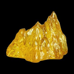 Kosta Boda The Rock waxinelichtjeshouder 91 mm Geel