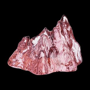 Kosta Boda The Rock waxinelichtjeshouder 91 mm Roze