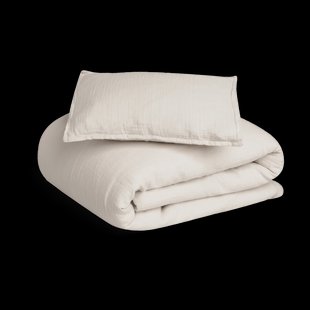 Garbo&Friends Eggshell Muslin beddengoedset junior 100x140 cm/40x60 cm