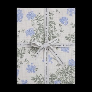 Garbo&Friends Plumbago Muslin hoeslaken 90x200x30 cm