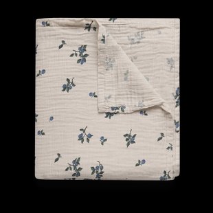 Garbo&Friends Blueberry Muslin Swaddle deken 110x110 cm