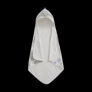 Garbo&Friends Plumbago Terry badhanddoek met capuchon 80x80 cm