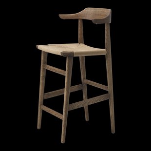 Gärsnäs Hedda barkruk Eiken-black-papierkoord natuur