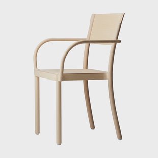 Gärsnäs Light & Easy armstoel Essenhout-white-gefineerde zitting