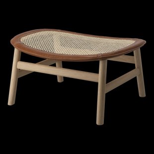 Gärsnäs Dandy voetenbank Eiken-natural-Tärnsjö leer cognac