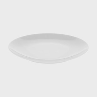 Pillivuyt Eventail flat bordje Ø21 cm Wit