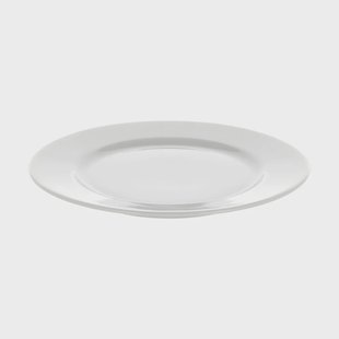 Pillivuyt Eventail bordje met rand Ø22 cm Wit