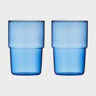 Lyngby Glas Torino glas 40 cl 2-pack Blue