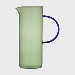 Lyngby Glas Torino glazen kan 1,1 l Green-blue