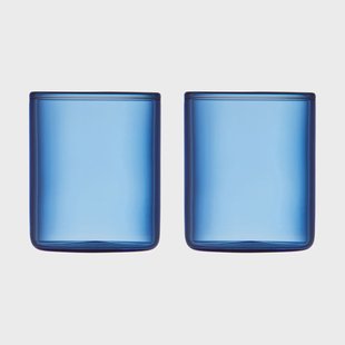 Lyngby Glas Torino shotglas 6 cl 2-pack Blue