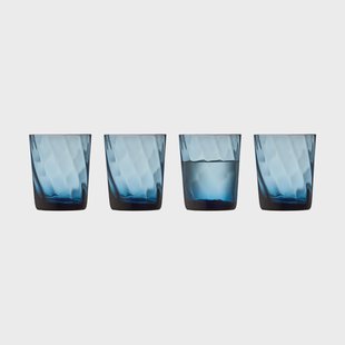 Lyngby Glas Vienna waterglas 30 cl 4-pack Blue