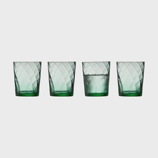 Lyngby Glas Vienna waterglas 30 cl 4-pack Green