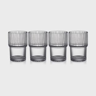 Bitz Kusintha caféglas 38 cl 4-pack Clear