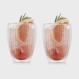 Bodum Pavina dubbelwandig glas 32 cl 2-pack Helder