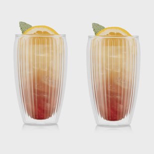 Bodum Pavina dubbelwandig glas 45 cl 2-pack Helder