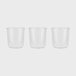 Bodum Douro dubbelwandig sakeglas 6 cl 3-pack Helder-bambu