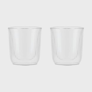 Bodum Douro dubbelwandig sakeglas 14,5 cl 2-pack Helder