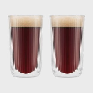 Bodum Douro dubbelwandig bierglas 45 cl 2-pack Helder