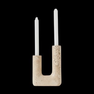 MUUBS Minerva kandelaar 20 cm Crème