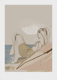Anna Bülow By the Ocean Poster 50x70 cm