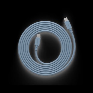 Avolt Cable 1 USB-C naar USB-C oplaadkabel 2 m Shark blue